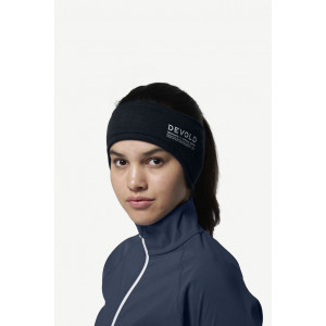 Bandeau épais, chaud et doux 100 % en laine mérinos Devold Endurance Merino Headband - Bleu Marine/Ink