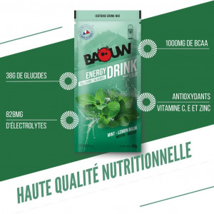 Baouw Energy Drink Menthe-Mélisse 45 g