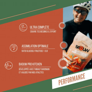 Baouw Energy Drink Pêche-Romarin 45 g