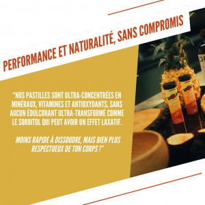 Baouw pastilles Electrolytes Mangue - Ananas