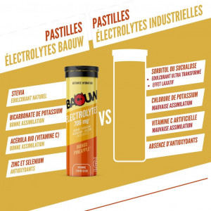 Baouw pastilles Electrolytes Mangue - Ananas