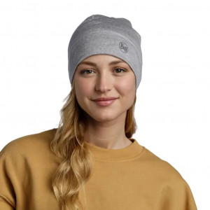 Bonnet chaud et léger Buff Merino Lightweight Beanie-Gris clair/Light Grey