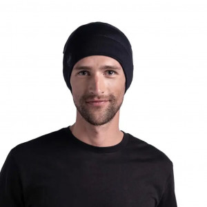Bonnet chaud et léger Buff Merino Lightweight Beanie-Noir