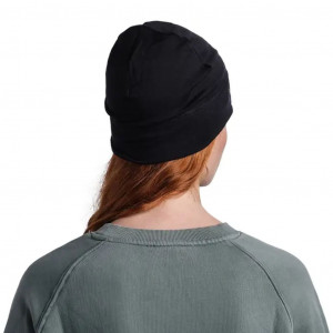Bonnet chaud et léger Buff Merino Lightweight Beanie-Noir
