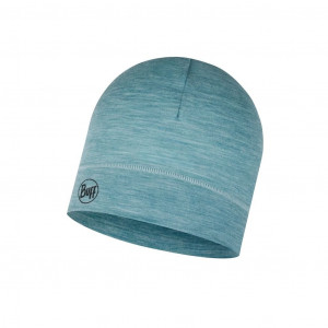 Bonnet chaud et léger Buff Merino Lightweight Beanie-Bleu turquoise/Pool