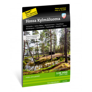 Carte randonnée Calazo Hossa Kylmäluoma - Finlande