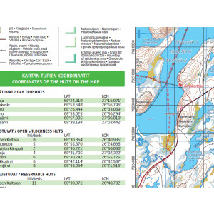 Hammastunturi Ivalojoki Juutua 1:50 000, Outdoor Map