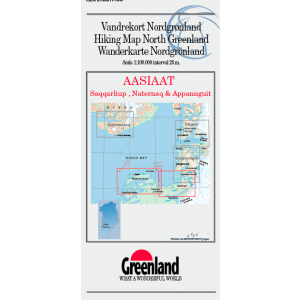 Carte du Groenland N°18 Aasiaat, Saqqarliup, Naternaq & Appannguit