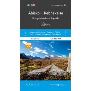 Carte & Guide Kungsleden n°1 : Abisko – Kebnekaise