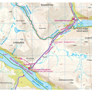 Carte & Guide Kungsleden n°1 : Abisko – Kebnekaise
