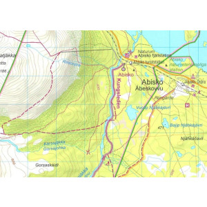 Carte & Guide Kungsleden n°1 : Abisko – Kebnekaise