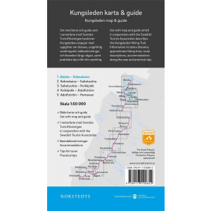 Carte & Guide Kungsleden n°1 : Abisko – Kebnekaise