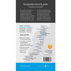 Carte & Guide Kungsleden n°2 : Kebnekaise - Saltoluokta
