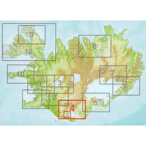 Landmannalaugar, Þórsmörk, Fjallabak 1:100 000 – Sérkort 4