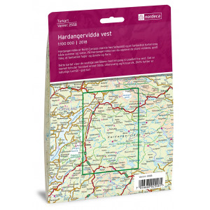 Hardangervidda Vest 1:100 000