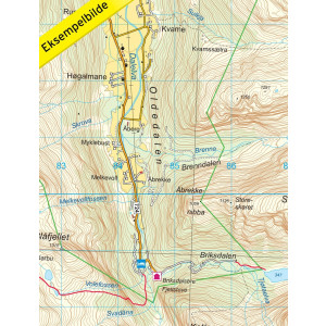 Jostedalsbreen 1:50 000