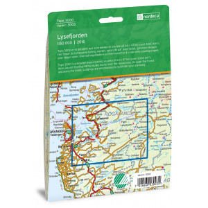 Lysefjorden 1:50 000