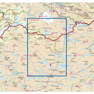 Eidfjord 1:50 000
