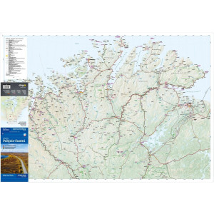 Carte routière Nord de la Finlande : Tiekarta Pohjois-Suomi 1:500 000