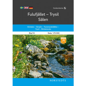 Fulufjället - Trysil - Sälen 1:75 000 Blad 14