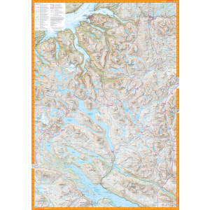 Carte Calazo Kebnekaisefjällen & Narvik 1:100 000
