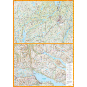 Carte Treriksröset, Abisko & Kiruna 1:100.000 - Calazo