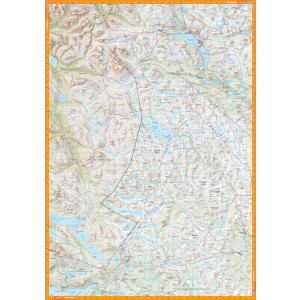 Carte Treriksröset, Abisko & Kiruna 1:100.000 - Calazo