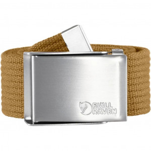 Ceinture avec boucle en métal Fjällräven Canvas Belt - Sahara/Buckwear Brown