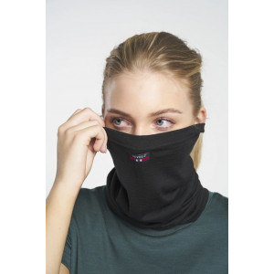 Tour de cou fin et chaud en laine mérinos Devold Breeze Merino 150 Headover-Black