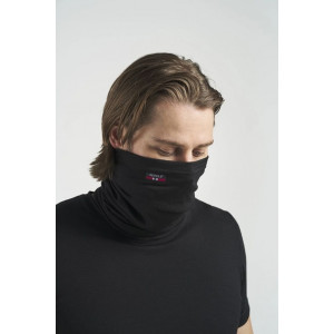 Tour de cou fin et chaud en laine mérinos Devold Breeze Merino 150 Headover-Black
