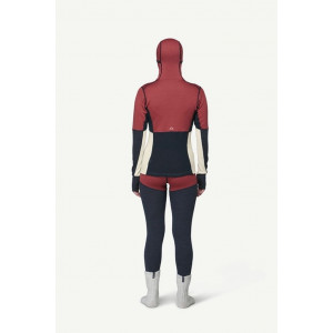 Sous-vêtement chaud Devold Expedition Arctic Pro Hoodie Woman - Marsala