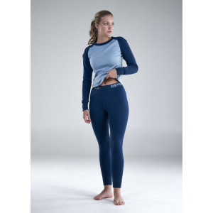 Devold Expedition Merino 235 Longs Woman-Bleu-Flood