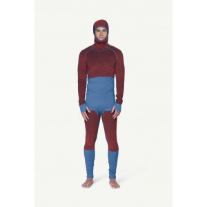 Sous-vêtement manches longues en laine mérinos Devold Tuvegga Merino Hoodie Man - Cayenne