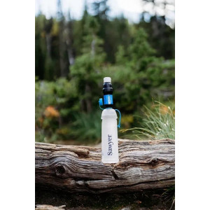 Filtre à eau Sawyer Squeeze + Cnoc 1 Liter Bottle
