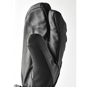 Gants 3 doigts chauds et imperméables Hestra CZone Mountain 3-Fingers-Noir