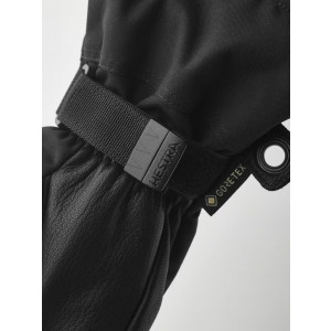 Gants chauds, imperméables et résistants Hestra Army Leather Gore-Tex Gloves-Noir