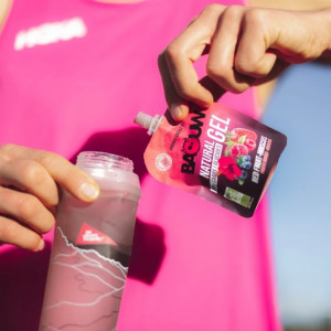 Gel énergétique bio pour efforts intenses Baouw Natural Gel Fruits Rouges – Hibiscus 
