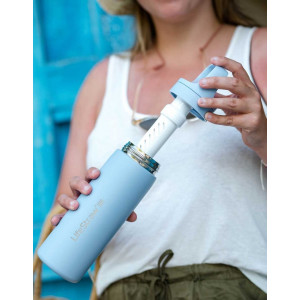 Gourde filtrante LifeStraw Go Series Stainless Steel 