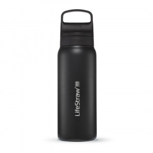 Gourde filtrante LifeStraw Go Series Stainless Steel  - Noir