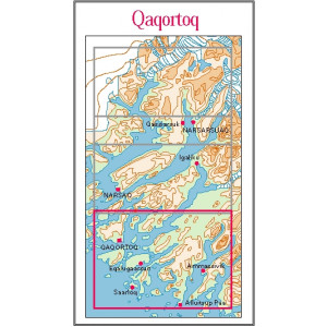N° 3 - Qaqortoq – Groenland Sud – Carte de randonnée - 1 :100 000