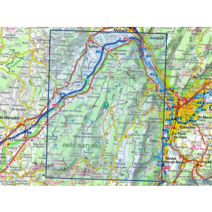 IGN Top 25 3235 OT Autrans Gorges de la Bourne PNR du Vercors