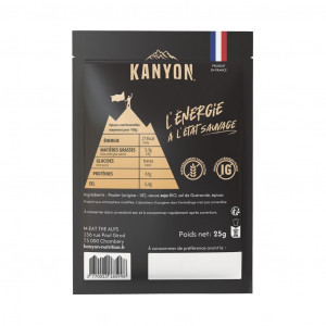Snacks de viandes séchées hyper protéinés Kanyon Jerky Poulet Thaï - 25g