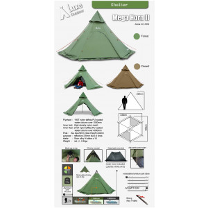 Luxe Outdoor Mega Lavvu II