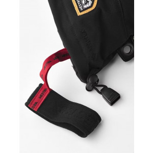 Moufles en cuir chauds et imperméables Hestra Army Leather Gore-Tex Mitt-Noir