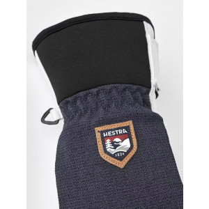 Moufles en cuir chaudes et robustes Hestra Army Leather Patrol Mitt-Bleu Marine/Navy