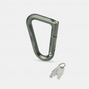 Mousqueton en aluminium avec système de verrouillage Matador Betalock - Vert