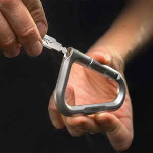Mousqueton en aluminium avec système de verrouillage Matador Betalock