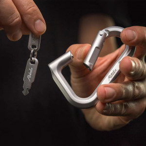 Mousqueton en aluminium avec système de verrouillage Matador Betalock