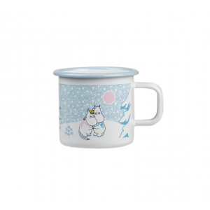 Muurla Moomin enamel mug Let it Snow 3,7dl