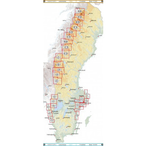 Abisko-Kebnekaise-Nikkaluokta 1:75 000